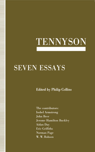 Tennyson: Seven Essays book cover by 
