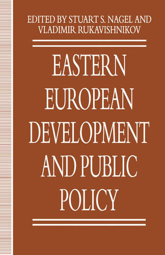 Eastern European Development and Public Policy (Policy Studies Organization Series) book cover by 