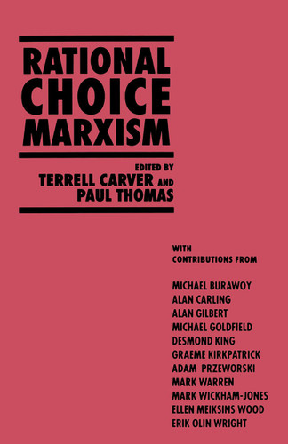 Rational Choice Marxism book cover by 