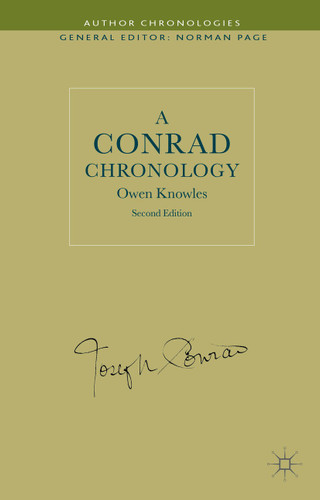 A Conrad Chronology (Author Chronologies Series) book cover by O. Knowles