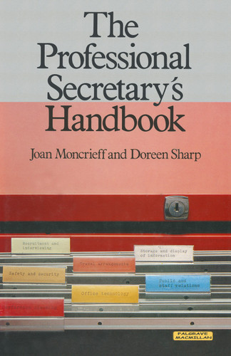 The Professional Secretary’s Handbook book cover by Joan Moncrieff, Doreen Sharp