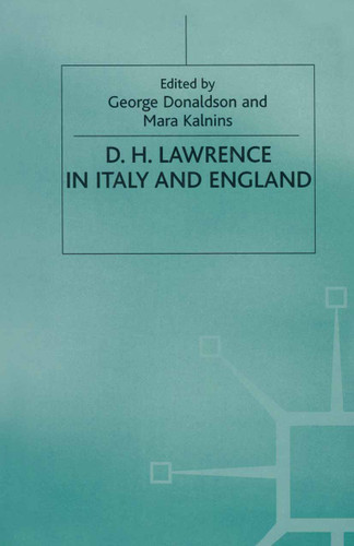 D. H. Lawrence in Italy and England book cover by 
