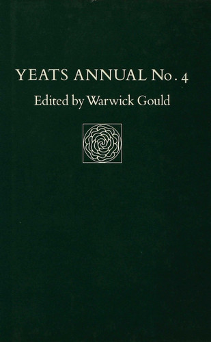 Yeats Annual No 4 (Yeats Annual) book cover by 