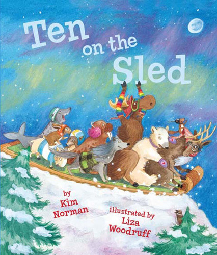 Ten on the Sled book cover by Kim Norman