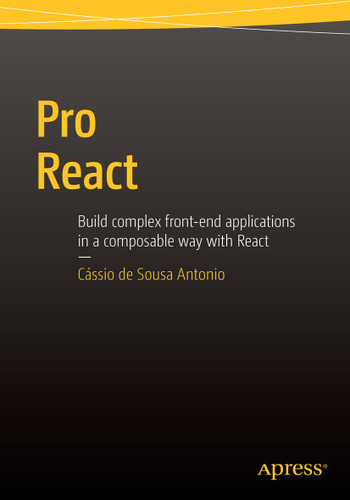 Pro React book cover by Cassio de Sousa Antonio