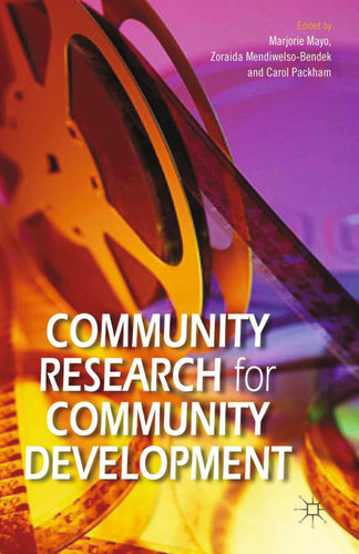 Community Research for Community Development book cover by 