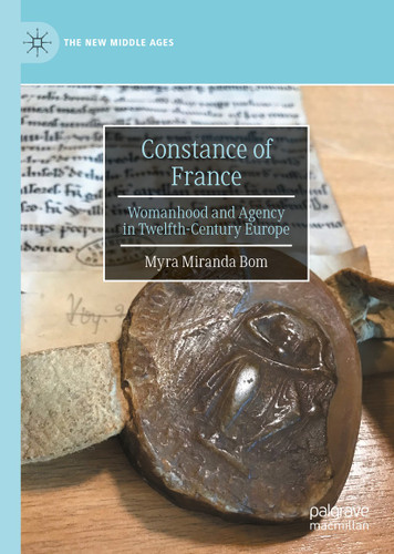 Constance of France: Womanhood and Agency in Twelfth-Century Europe (The New Middle Ages) book cover by Myra Miranda Bom
