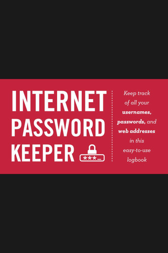 Internet Password Keeper book cover by 