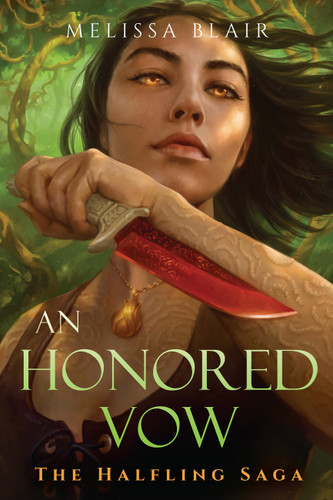 An Honored Vow (The Halfling Saga) book cover by Melissa Blair