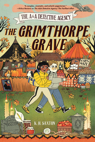 The A&A Detective Agency: The Grimthorpe Grave (A&A Detective Agency) book cover by K. H. Saxton