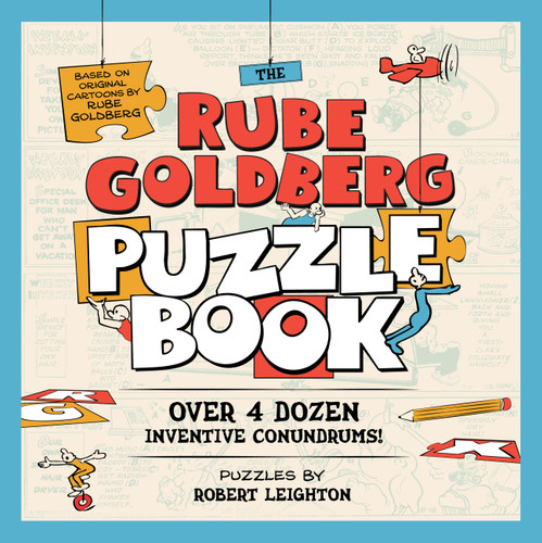The Rube Goldberg Puzzle Book book cover by Robert Leighton