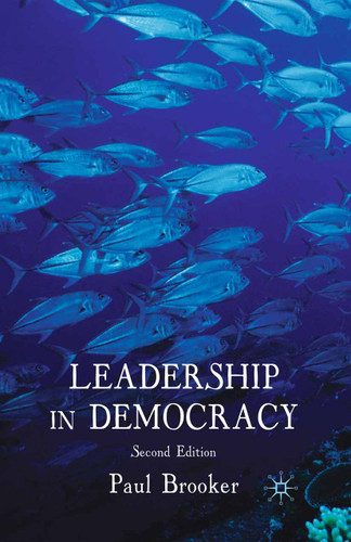 Leadership in Democracy book cover by P. Brooker