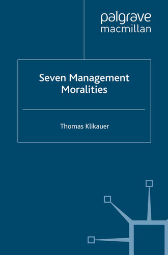 Seven Management Moralities book cover by T. Klikauer
