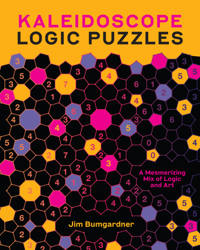 Kaleidoscope Logic Puzzles: A Mesmerizing Mix of Logic and Art book cover by Jim Bumgardner