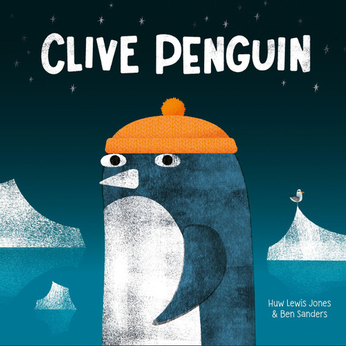 Clive Penguin (Clive Penguin) book cover by Huw Lewis Jones