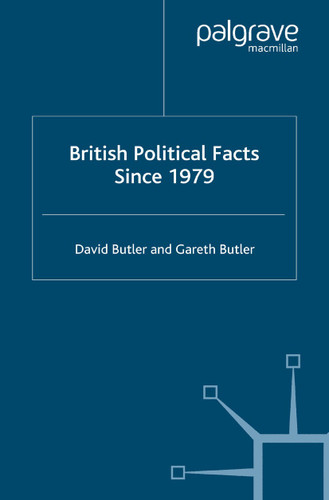 British Political Facts Since 1979 book cover by D. Butler