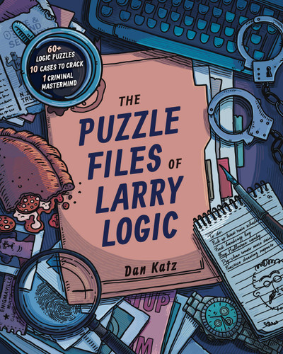 The Puzzle Files of Larry Logic book cover by Dan Katz