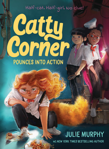 Catty Corner Pounces into Action (Catty Corner) book cover by Julie Murphy