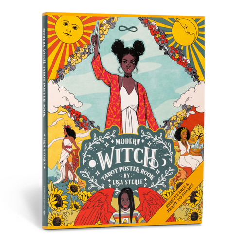 Modern Witch Tarot Poster Book book cover by Lisa Sterle