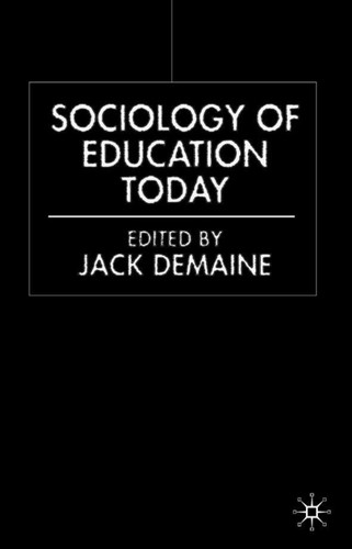 Sociology of Education Today book cover by 