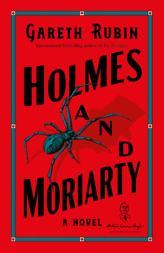 Holmes and Moriarty book cover by Gareth Rubin