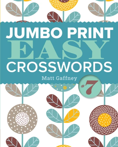 Jumbo Print Easy Crosswords #7 (Large Print Crosswords) book cover by Matt Gaffney