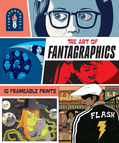 The Art of Fantagraphics Poster Book: 10 Frameable Prints book cover by Fantagraphics Publishers