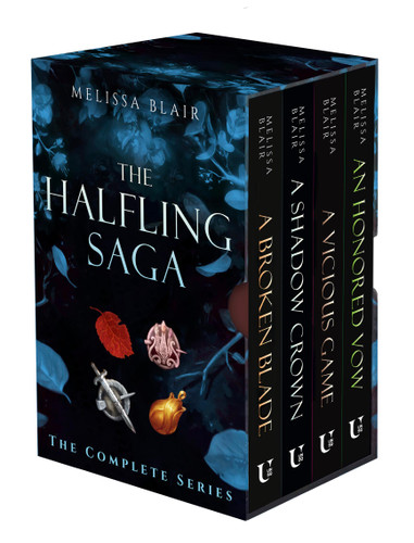 The Halfling Saga Boxed Set (The Halfling Saga) book cover by Melissa Blair