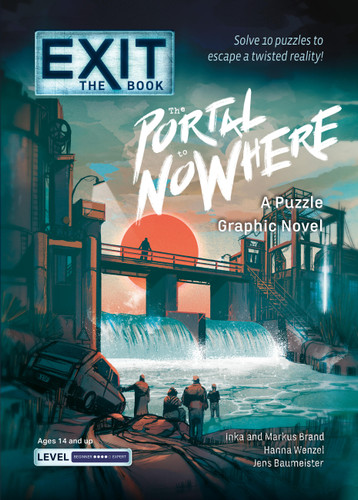 EXIT: The Book - The Portal to Nowhere: A Puzzle Graphic Novel (Exit: The Book) book cover by Jens Baumeister, Inka Brand, Markus Brand