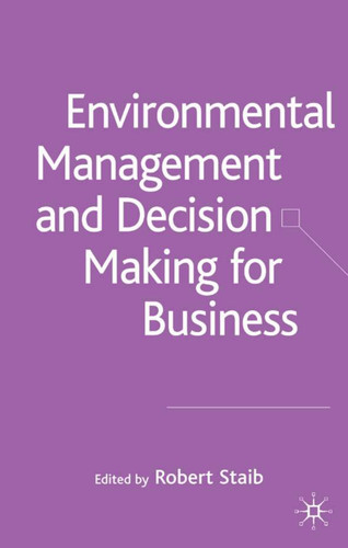 Environmental Management and Decision Making for Business book cover by 