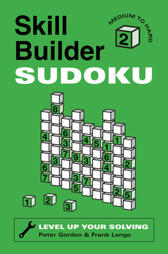 Skill Builder Sudoku: Medium to Hard (Skill Builder Sudoku) book cover by Peter Gordon, Frank Longo