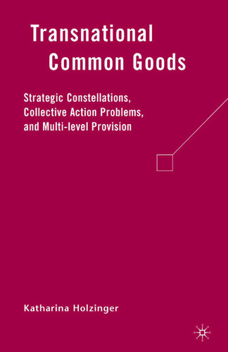 Transnational Common Goods: Strategic Constellations, Collective Action Problems, and Multi-level Provision book cover by K. Holzinger