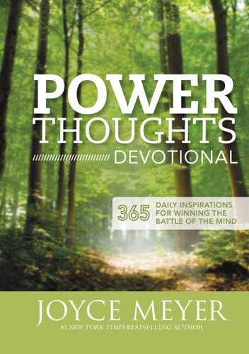 Power Thoughts Devotional: 365 Daily Inspirations for Winning the Battle of the Mind book cover by Joyce Meyer