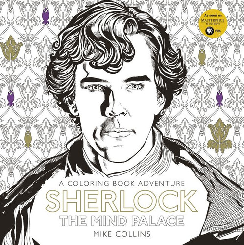 Sherlock: The Mind Palace: A Coloring Book Adventure book cover by Mike Collins