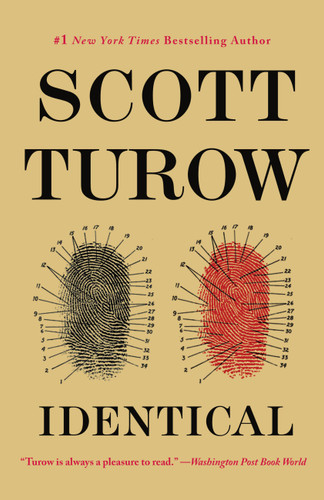 Identical book cover by Scott Turow