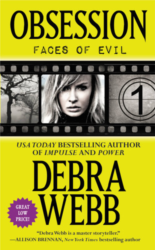 Obsession (Faces of Evil #1) book cover by Debra Webb