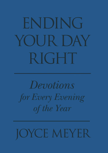 Ending Your Day Right: Devotions for Each Evening of the Year book cover by Joyce Meyer