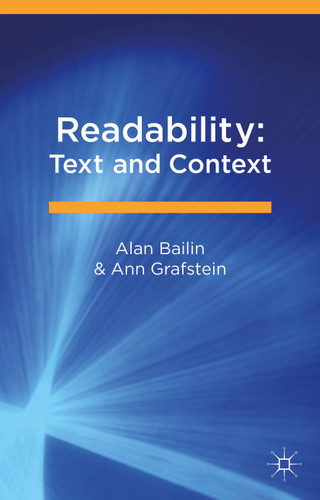 Readability: Text and Context book cover by Alan Bailin, Ann Grafstein