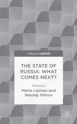 The State of Russia: What Comes Next? book cover by 