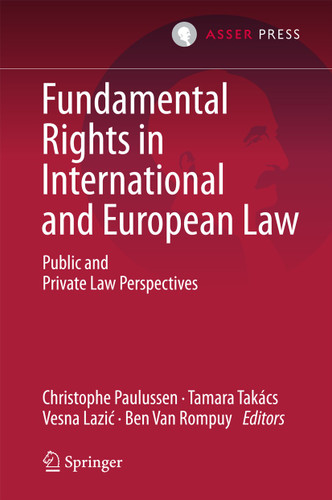 Fundamental Rights in International and European Law: Public and Private Law Perspectives book cover by 