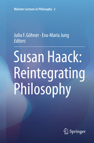 Susan Haack: Reintegrating Philosophy (Münster Lectures in Philosophy #2) book cover by 