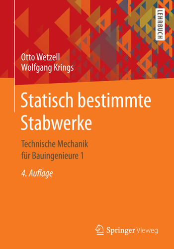 Statisch bestimmte Stabwerke: Technische Mechanik für Bauingenieure 1 book cover by Otto Wetzell, Wolfgang Krings