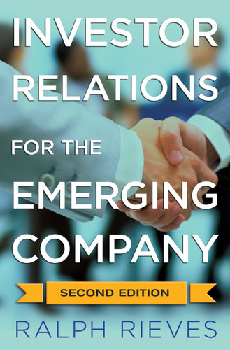 Investor Relations For the Emerging Company book cover by R. Rieves