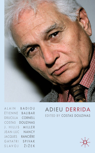 Adieu Derrida book cover by 