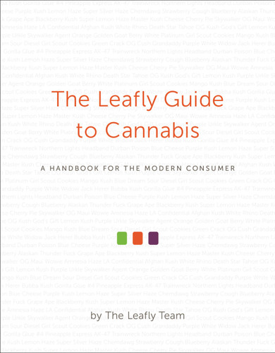 The Leafly Guide to Cannabis: A Handbook for the Modern Consumer book cover by The Leafly Team