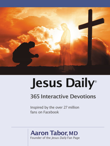 Jesus Daily: 365 Interactive Devotions book cover by Aaron Tabor