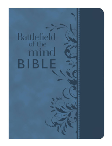 Battlefield of the Mind Bible, Blue LeatherLuxe®: Renew Your Mind Through the Power of God's Word book cover by Joyce Meyer