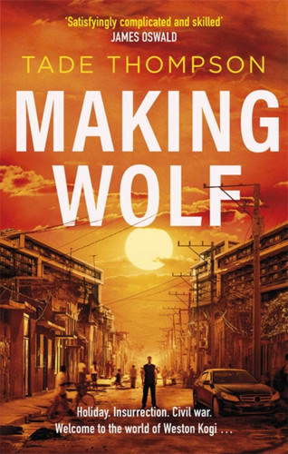 Making Wolf book cover by Tade Thompson