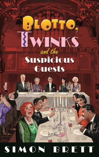 Blotto, Twinks and the Suspicious Guests (Blotto Twinks) book cover by Simon Brett