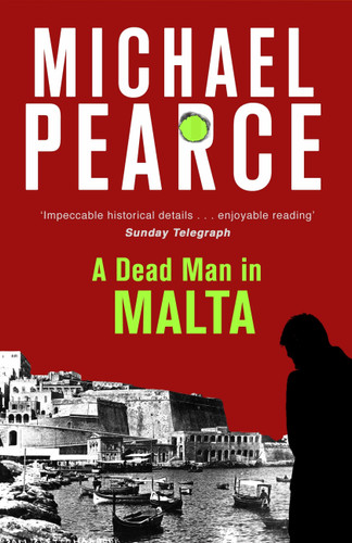 A Dead Man in Malta book cover by Michael Pearce